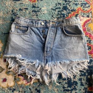 carmar denim super mini skirt